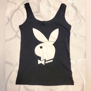 Playboy tan top Women's Size XS.